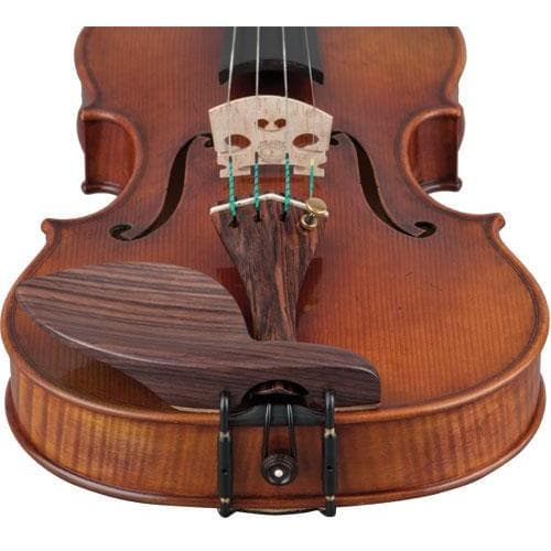  Guarneri Violin Chinrest Rosewood w/ Black Clamp 