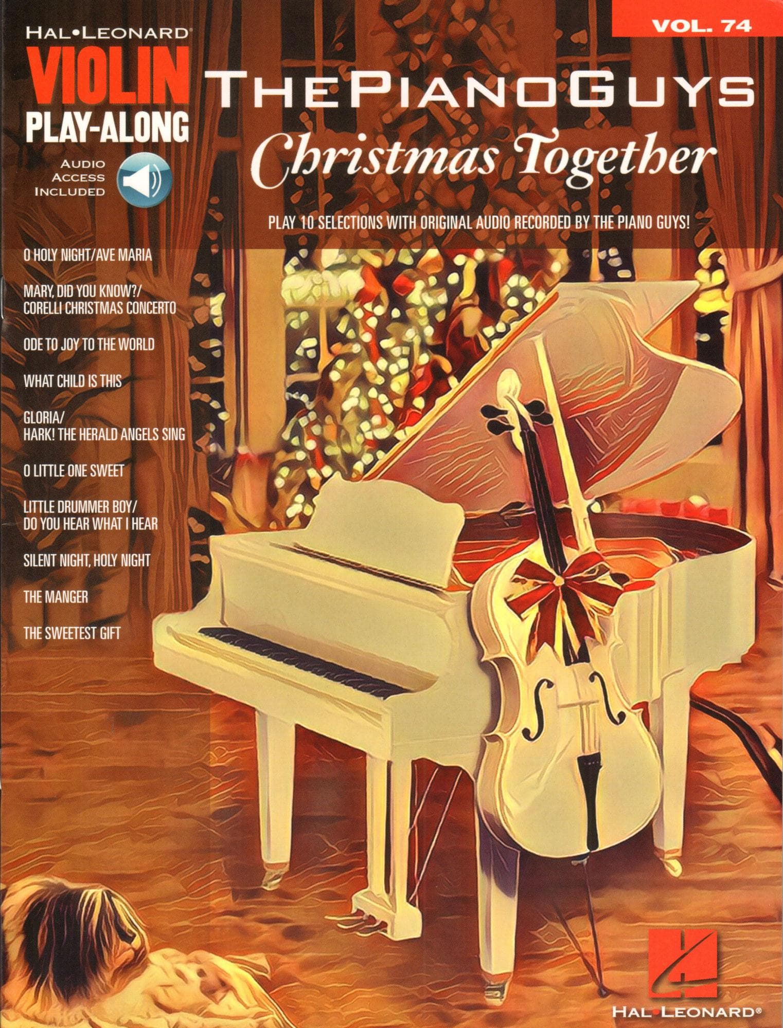  Violin Play-Along Volume 74 - The Piano Guys: Christmas Together - with Online Audio Access - Hal Leonard 