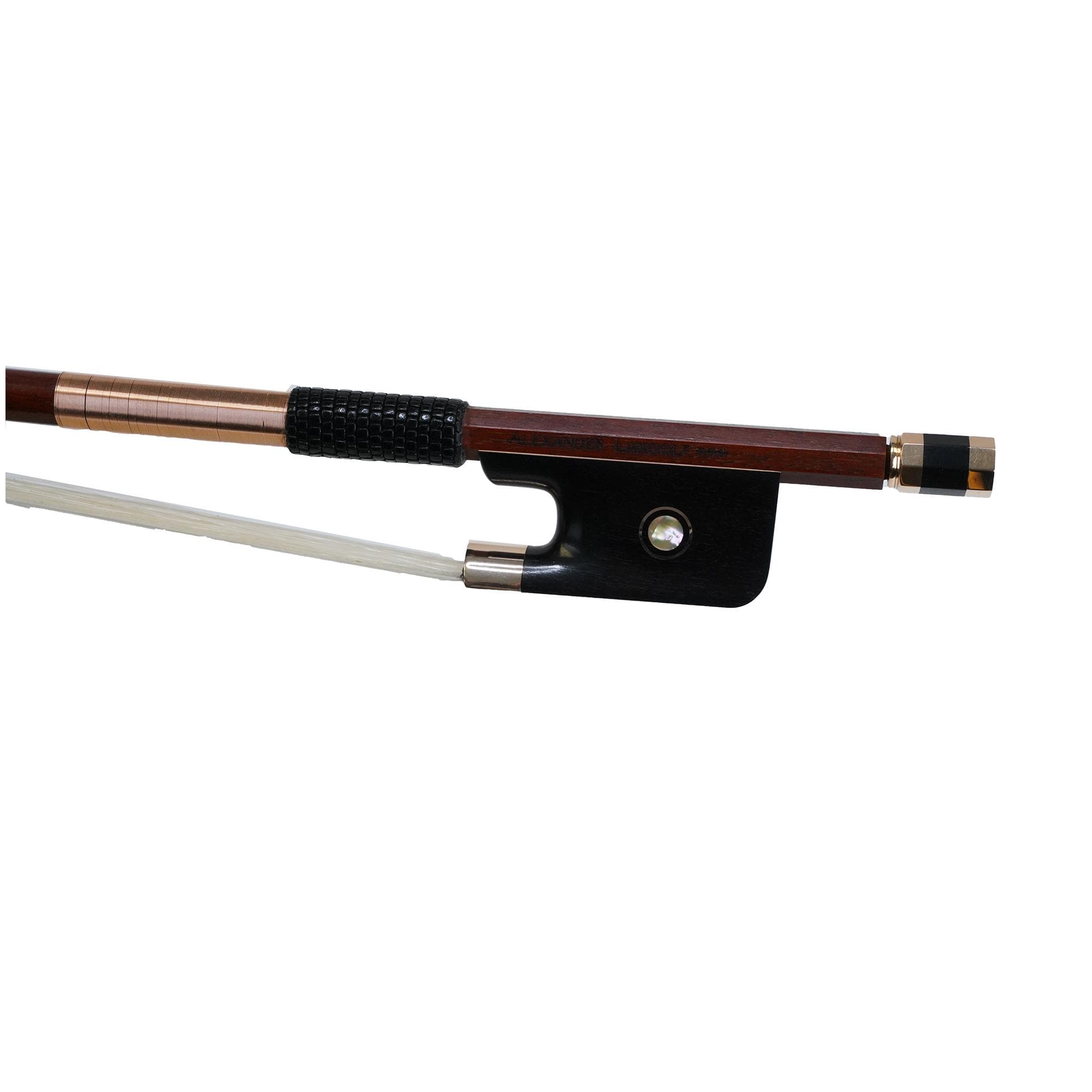  Alexander Langolf Cello Bow - Gold Mounted - Ebony Frog 