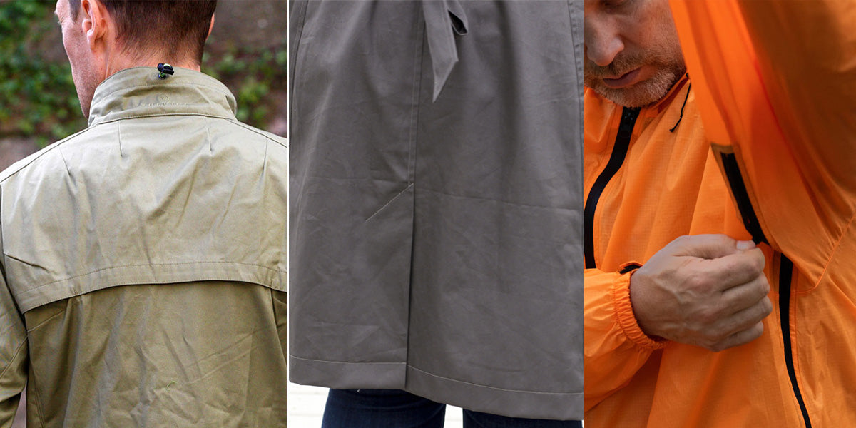 How to choose the perfect raincoat Uniquebela vented raincoat for men and women