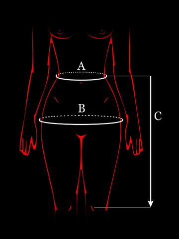 Measurement midi skirt