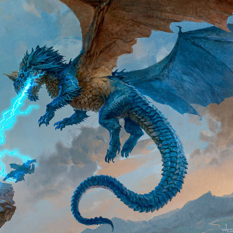 Chromatic blue dragon