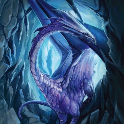 Chromatic purple dragon