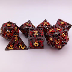 Tiamat red hollow dragon dice