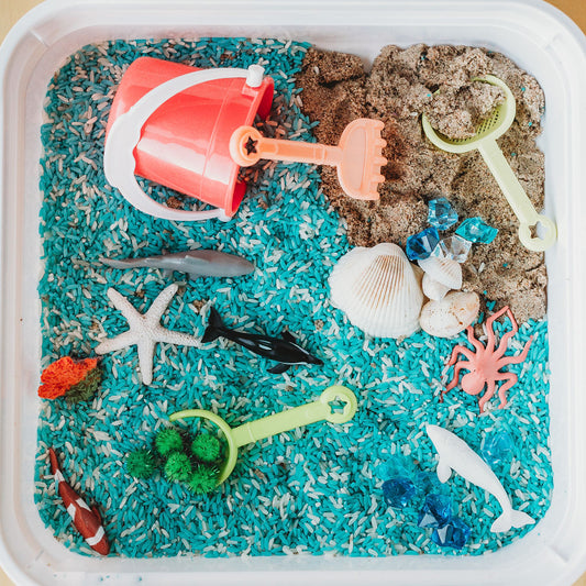 Construction Playdough Sensory Box – Bond Craft Studio