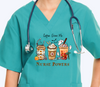 Fun Nurse Powers Halloween DTF Transfer | LuxuryDTF.com