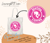 Tote Bag with Starbies Coffee Pink-Themed Print | LuxuryDTF.com