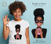 Black Girl boss coffee design for fashion-forward women