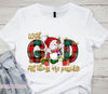 with God all things are possible | DTF Transfer | ready to press on dark and light fabrics | LuxuryDTF.com