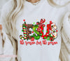 Jesus colorful Christmas dtf transfer ready to press on dark or light fabrics | LuxuryDTF.com