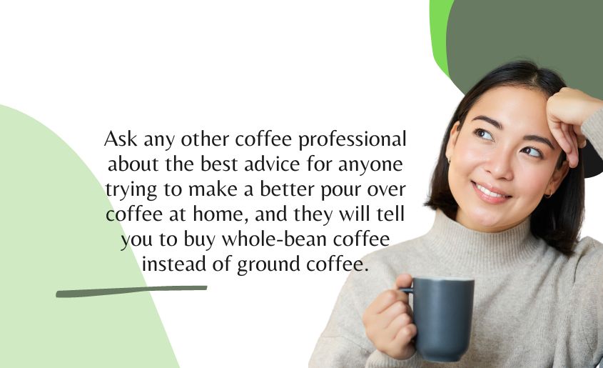 Abandon Ground Coffee For Whole Beans