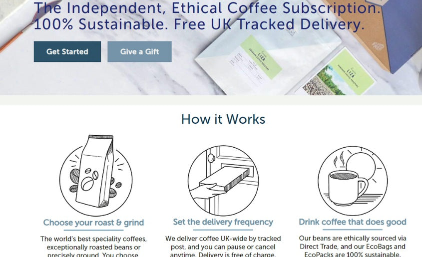 Best Coffee Subscription UK - Blue Coffee Box
