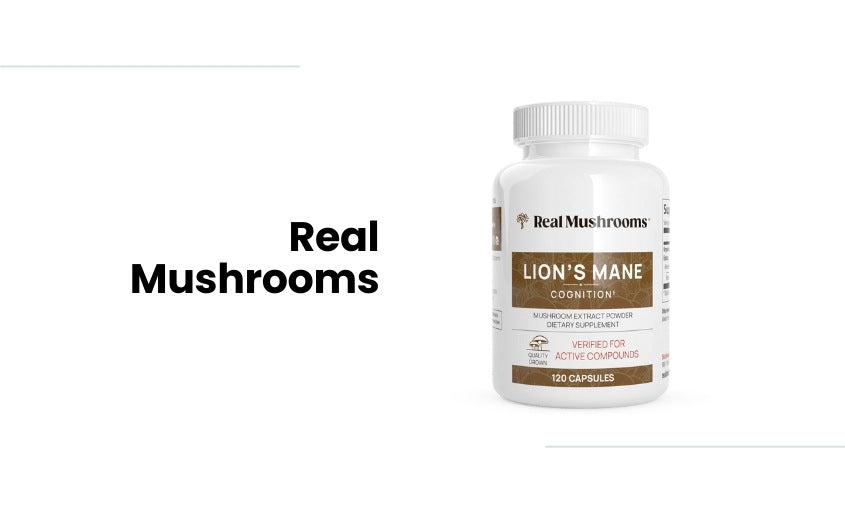 Best Lion's Mane supplements UK Real Mushroom