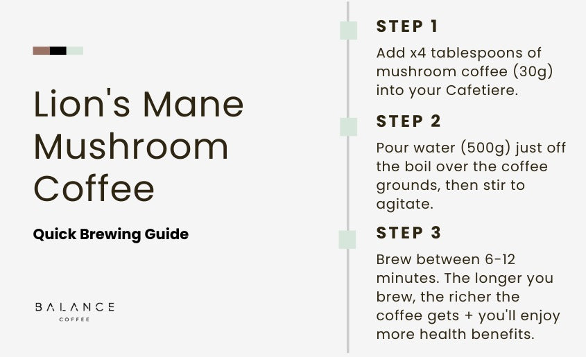 s Mane brew guide infographics