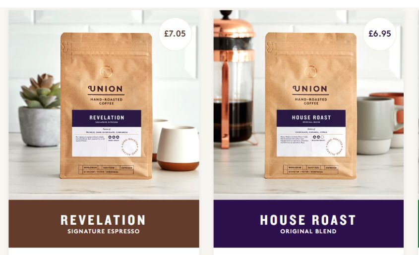 Union Coffee best sellers image