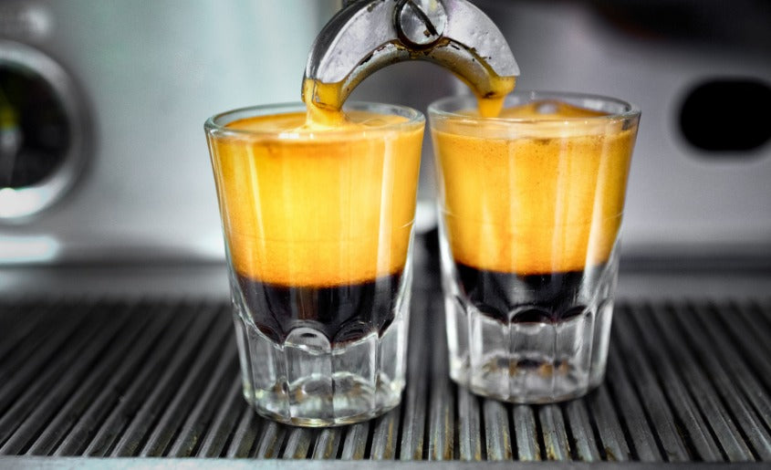 double shot espresso with machine