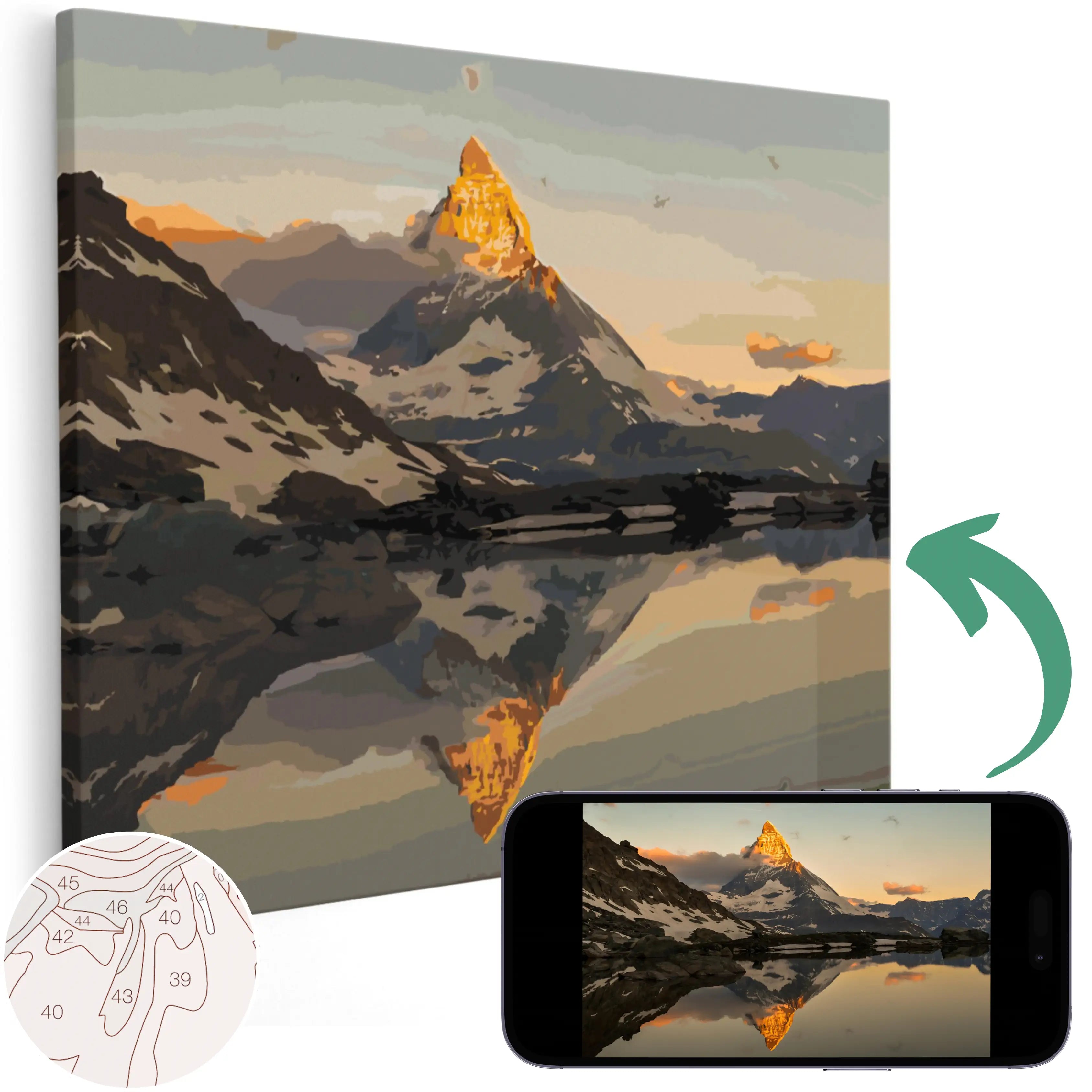 Landscape & Voyage Views - Custom Paint by Numbers Kit