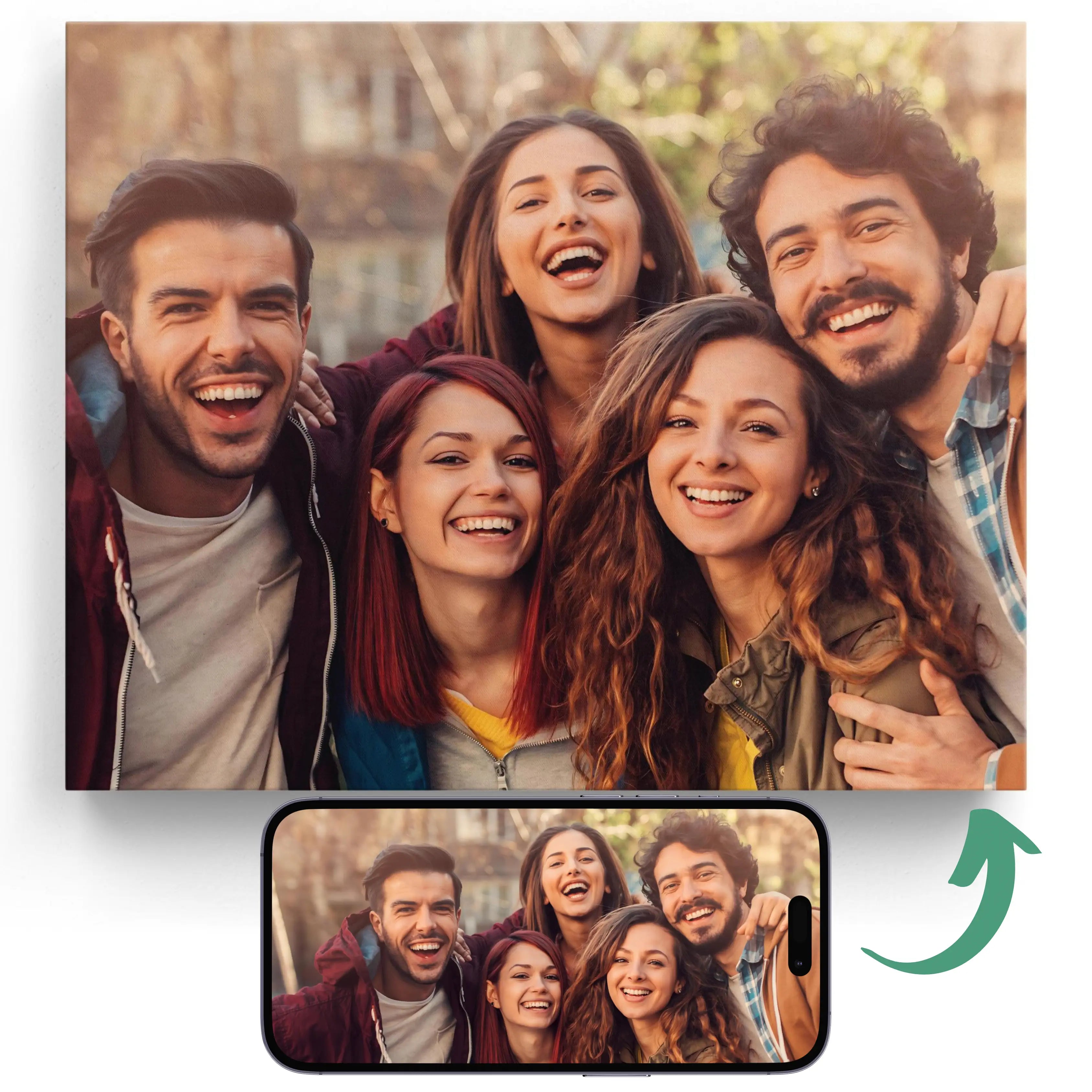 Print Your Photo On Canvas - Direct Print - No Painting Required