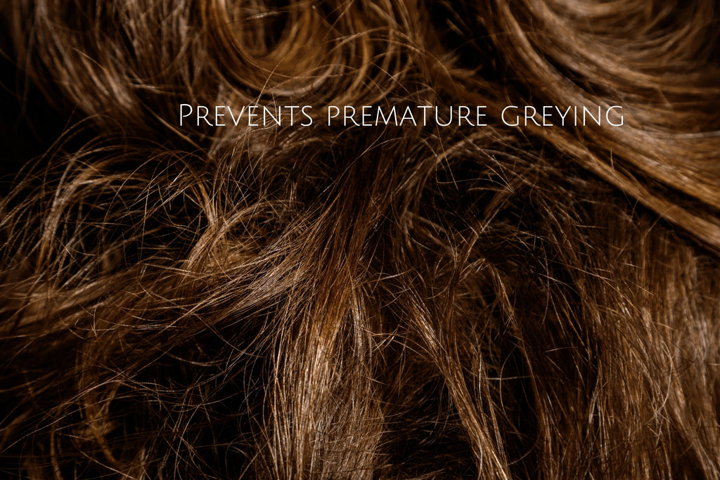 Prevents premature greying