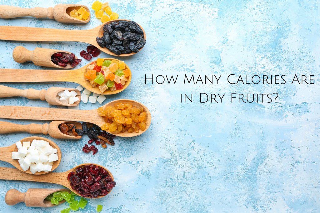 How many calories are in dried fruits