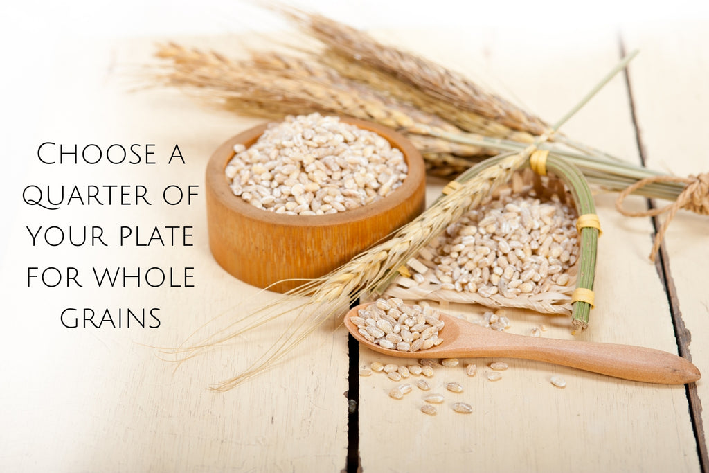 Choose a quarter of your plate for whole grains