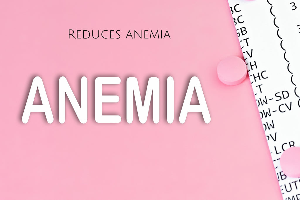 Reduces anemia