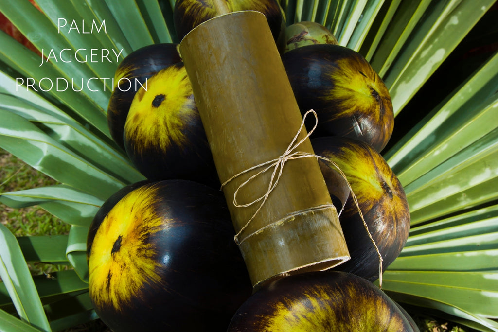 Palm jaggery production