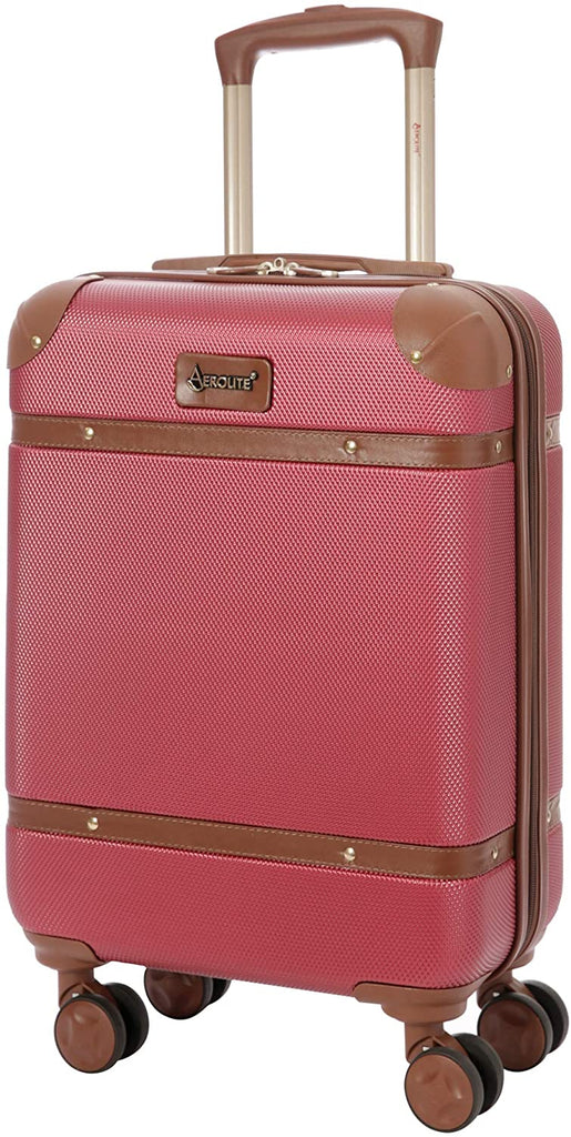 aerolite pink suitcase