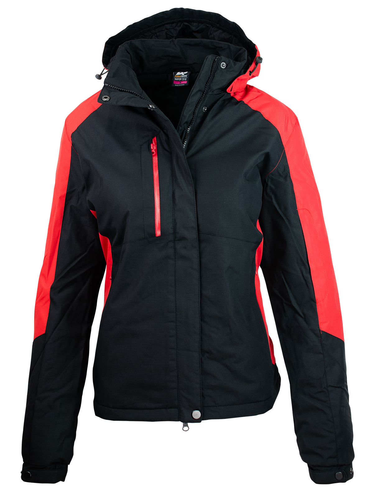 NAPIER LADY JACKETS - BLACK/RED — Aussie Pacific NZ