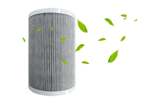 A photo of a filter from our AEROPRO 100 air purifier