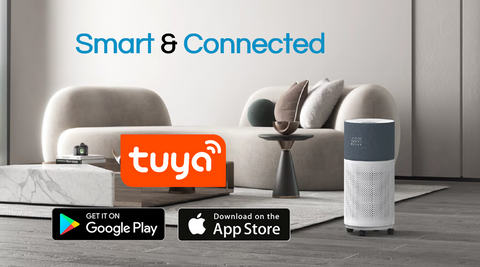 Eoleaf uses the Tuya app which can be downloaded on Google Play and in the Apple App Store