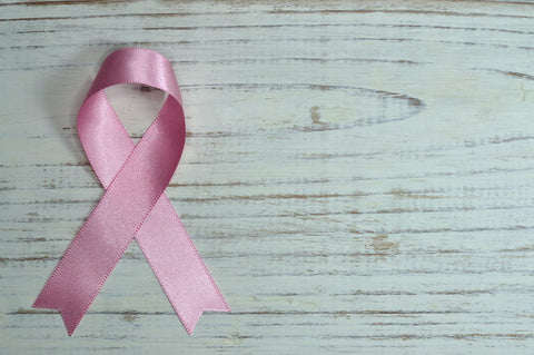 A pink cancer ribbon