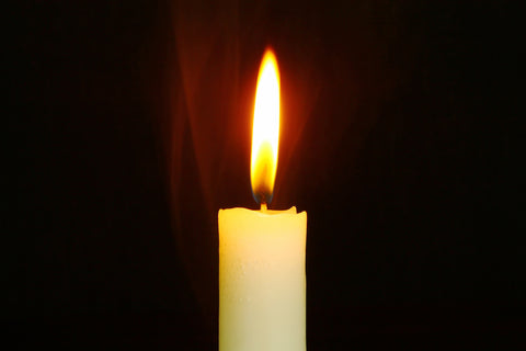 A candle burning