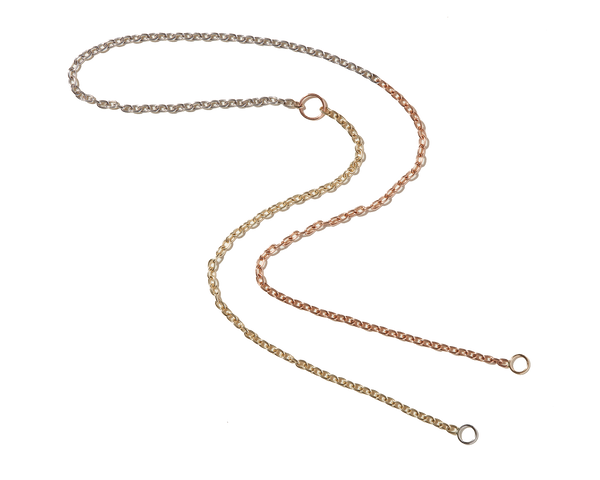 Large Copper Chain Necklace, big clasp necklace, front clasp chain, an –  Constant Baubling