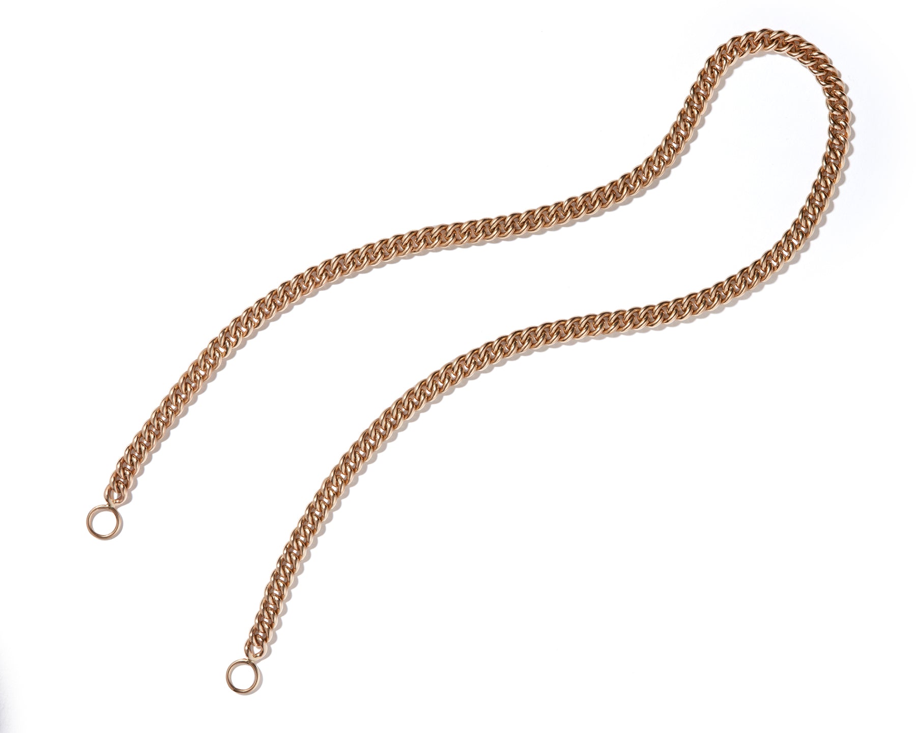 Marla Aaron 14K Yellow Gold Meander Chain Necklace 16′′