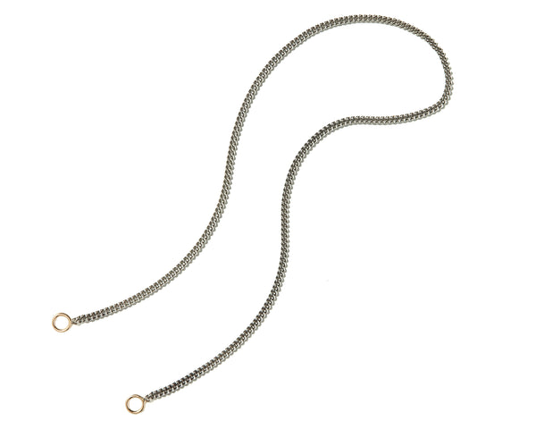 Not So Heavy Curb Chain in Silver Necklace