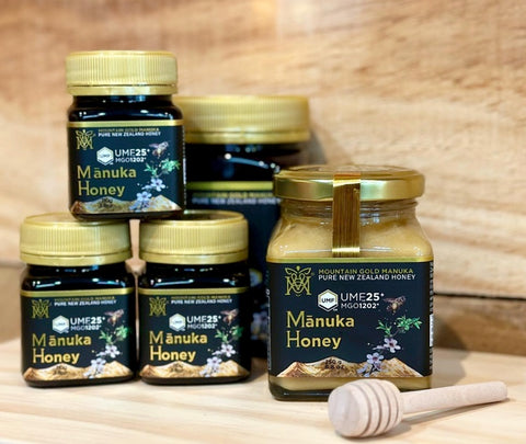 UMF 25+ Mountain Gold Manuka Honey DNA New Zealand
