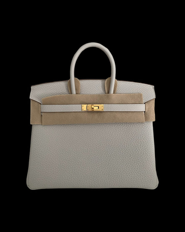 HERMÈS ALLIGATOR BIRKIN IN GRIS MEYER AND GRIS CEMENT TOGO LEATHER SIZ – VS  Lifestyles