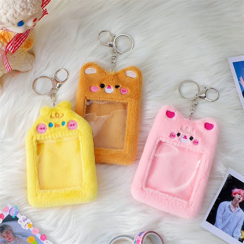 Kawaii Plush Photocard Holders (Pink and Yellow) – The Kawaii Magic Shop