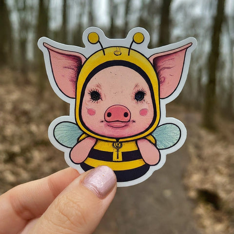 Pig Fairy Sticker