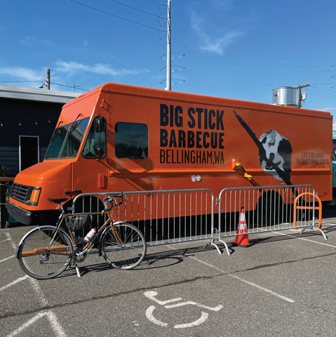 Food truck vinyl wrap