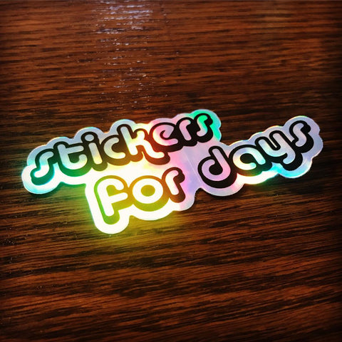 Holographic Branded Stickers