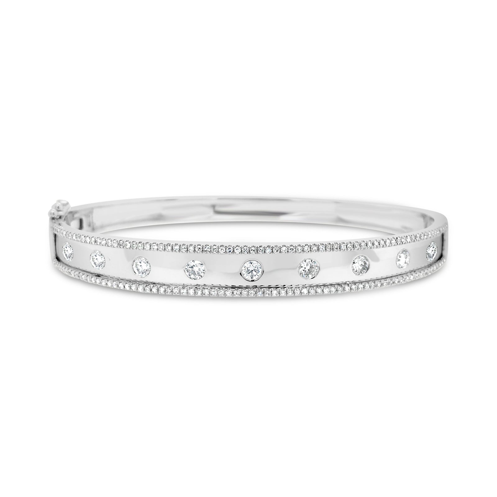 Marquise Diamond Bangle Bracelet - Razny Jewelers