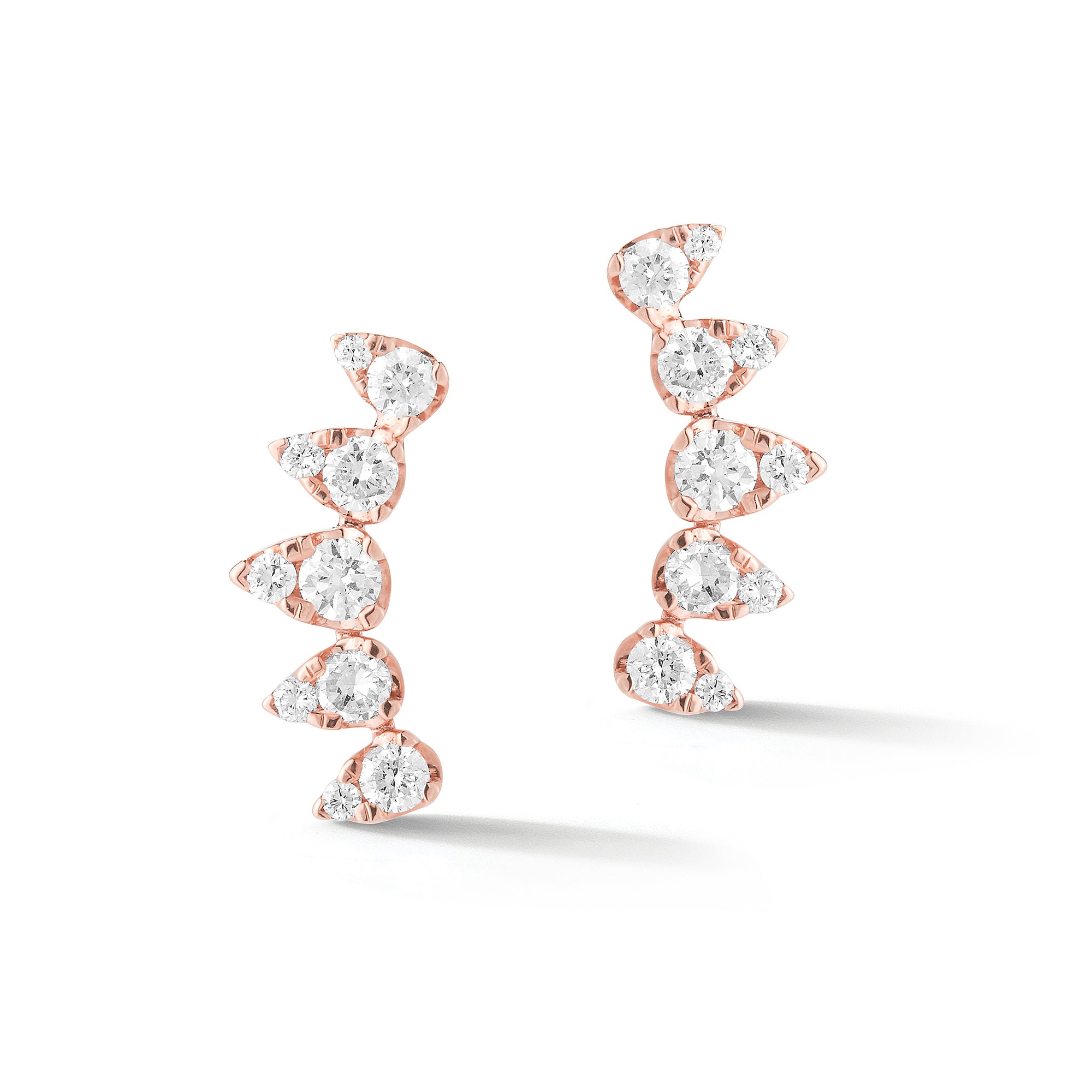 crawler diamond earrings