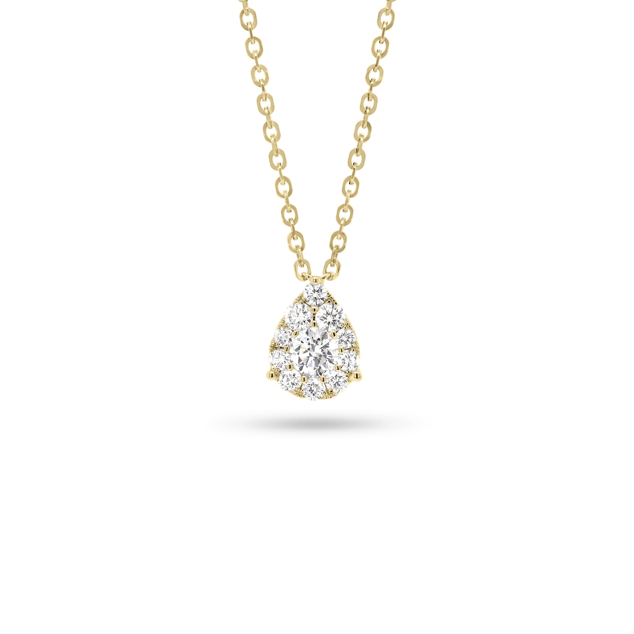 Diamond Teardrop Pendant