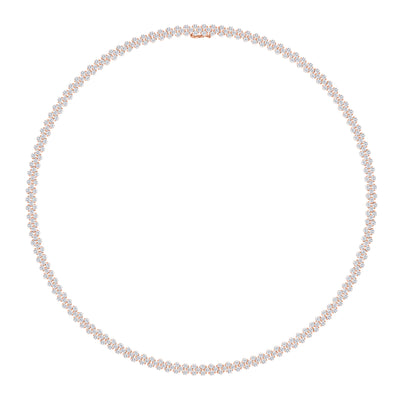 12.84 ct Diamond Tennis Necklace