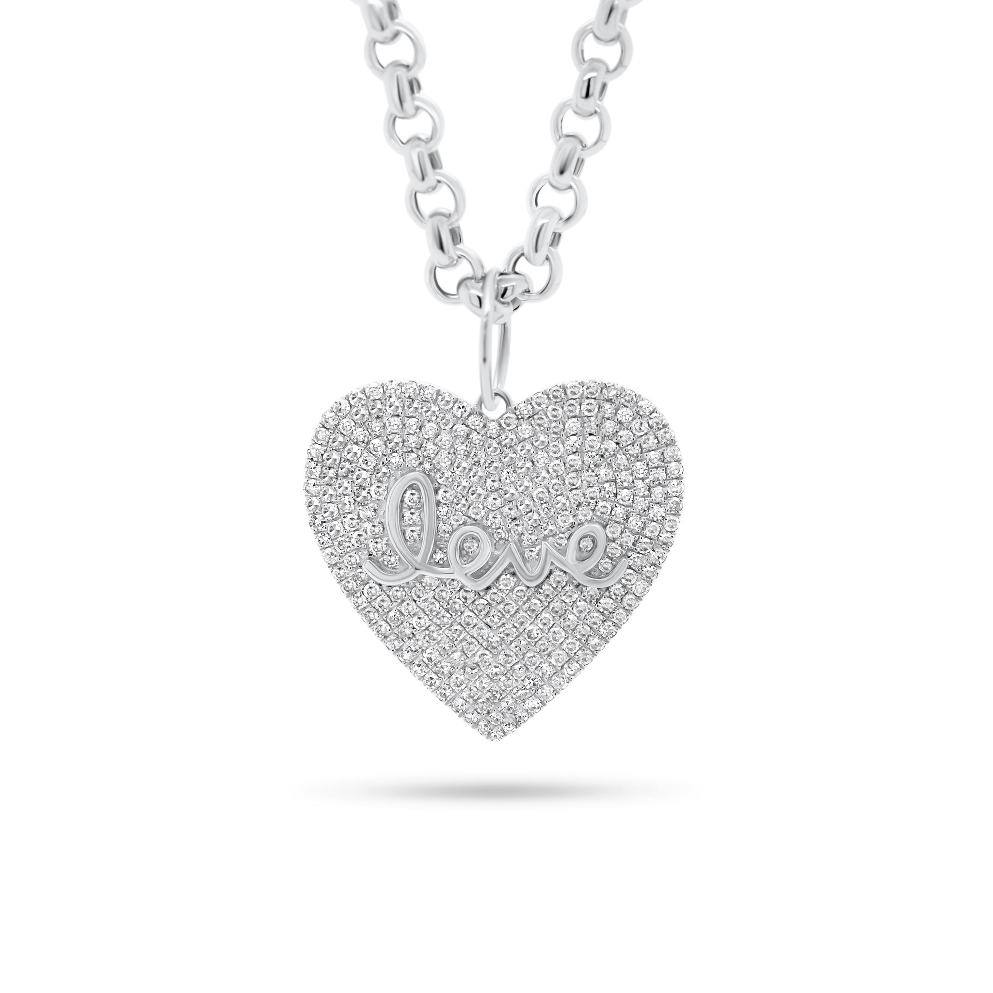 Diamond Love Heart Pendant