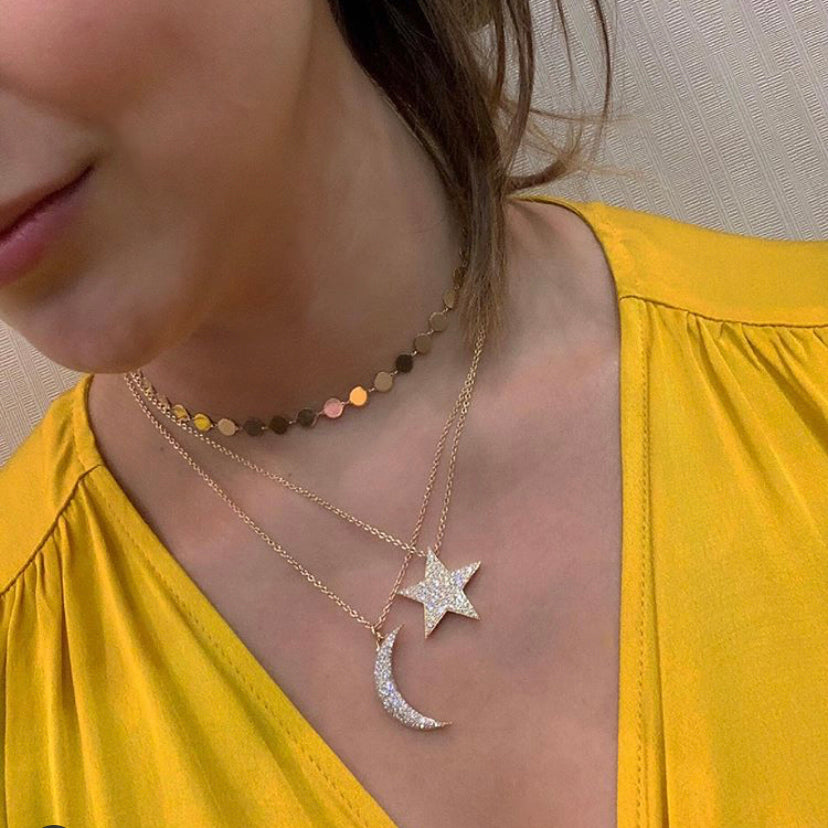 Ada Star Necklace in Gold