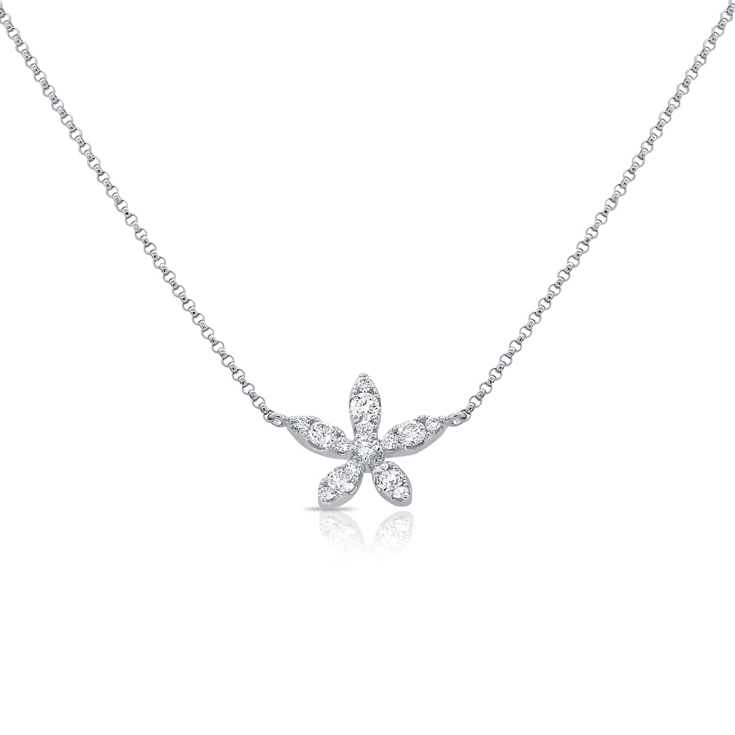 Diamond Lock & Key Necklace - Razny Jewelers