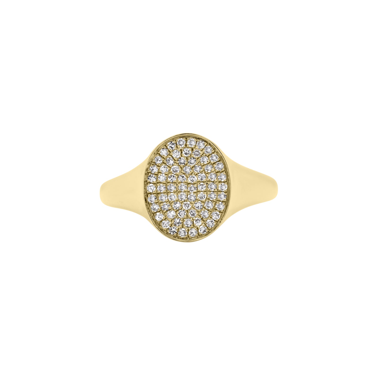 KIKICHIC | NYC | Dainty North Starburst Diamond Pinky Signet Ring Size 3 Size 4 in Sterling Silver (925) 18K Gold, Rose Gold and White Gold plated.